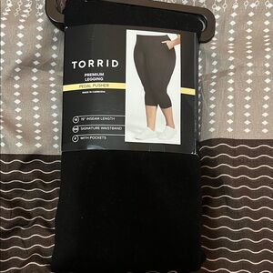 torrid Black Premium Pedal Pusher